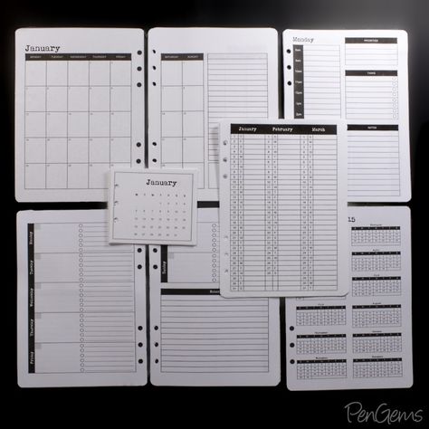 Free 2015 A5 Planner Printables from PenGems